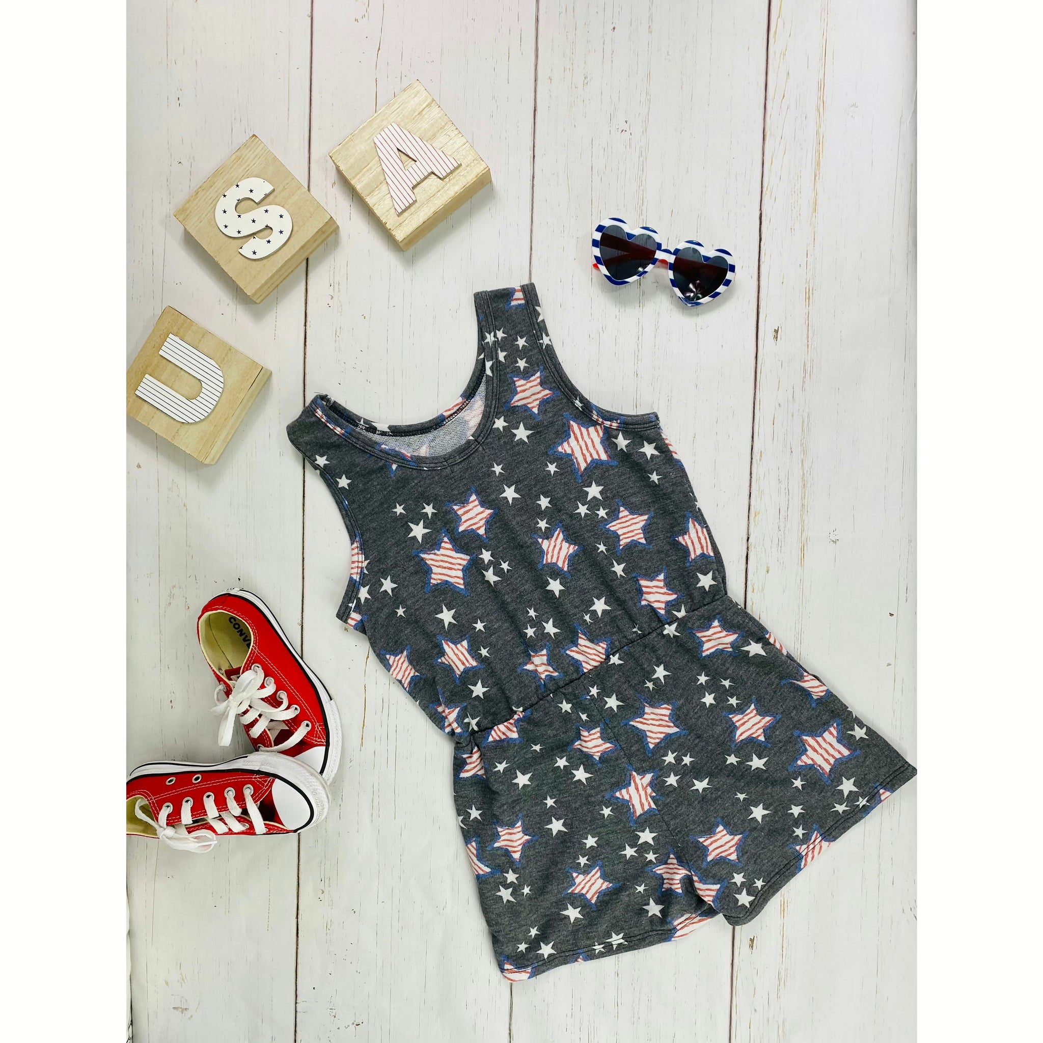 AMERICAN STAR GIRL ROMPER