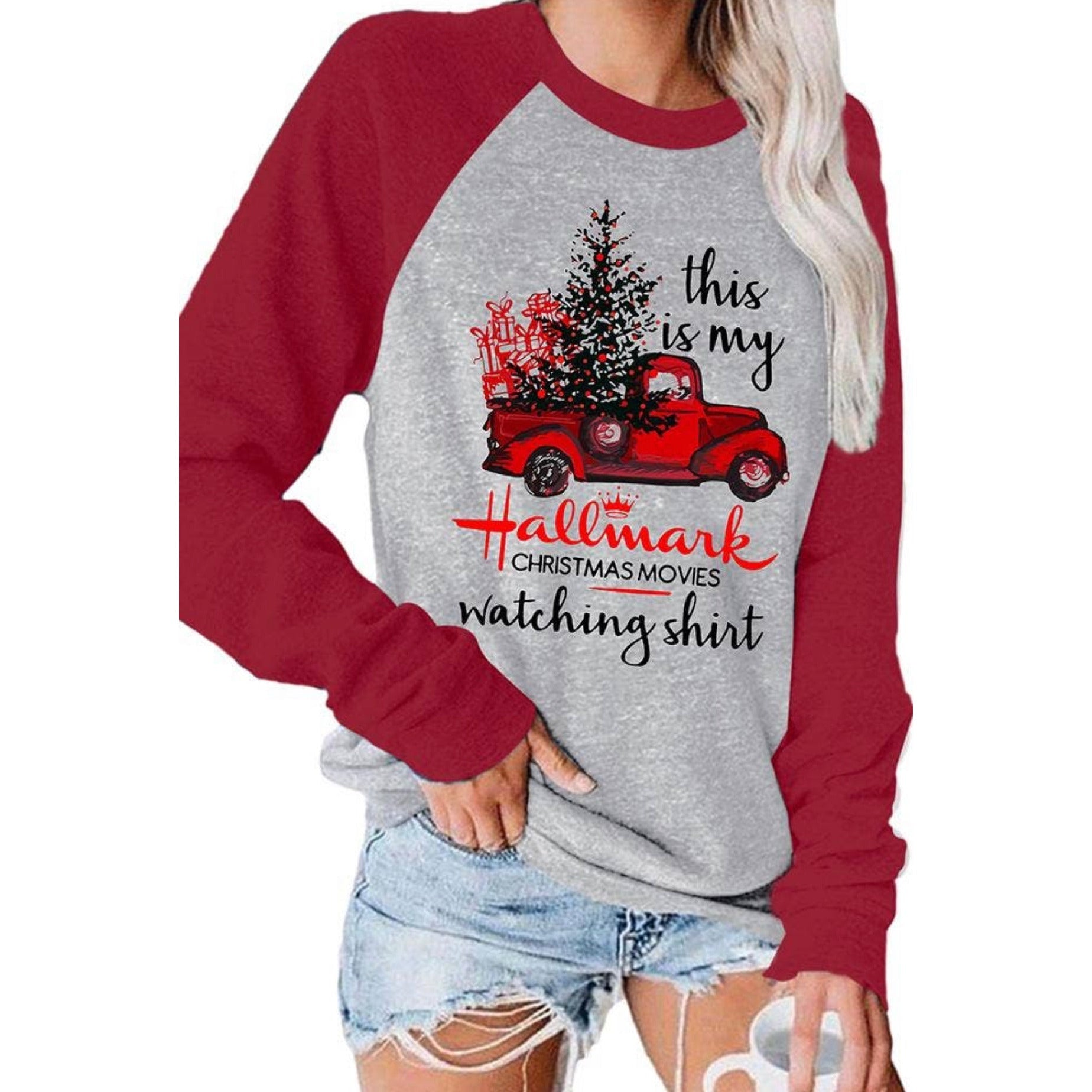 Hallmark Christmas Watching Movie Tee