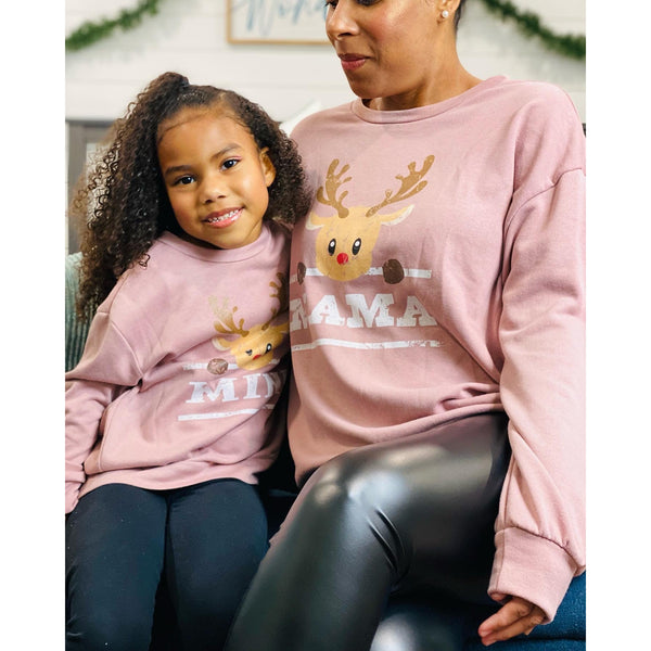 Mama & Mini Rudolph Sweater