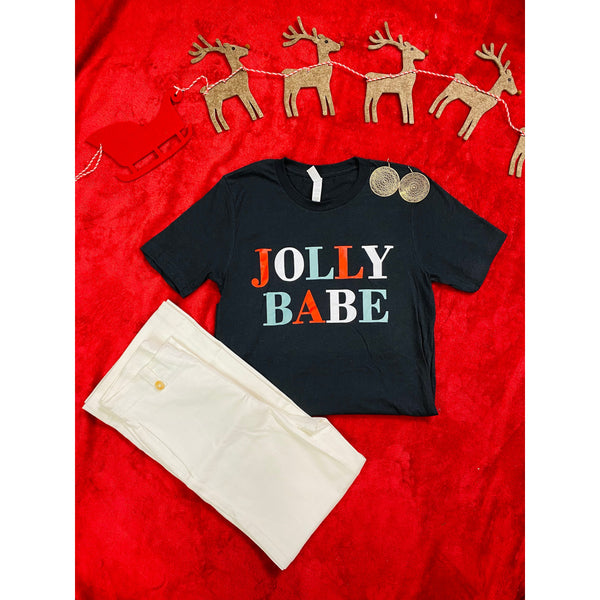 Jolly Babe Christmas Tee